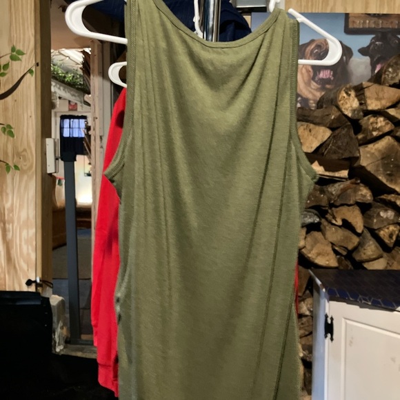 Eileen Fisher Olive Midi Dress - Picture 6 of 7